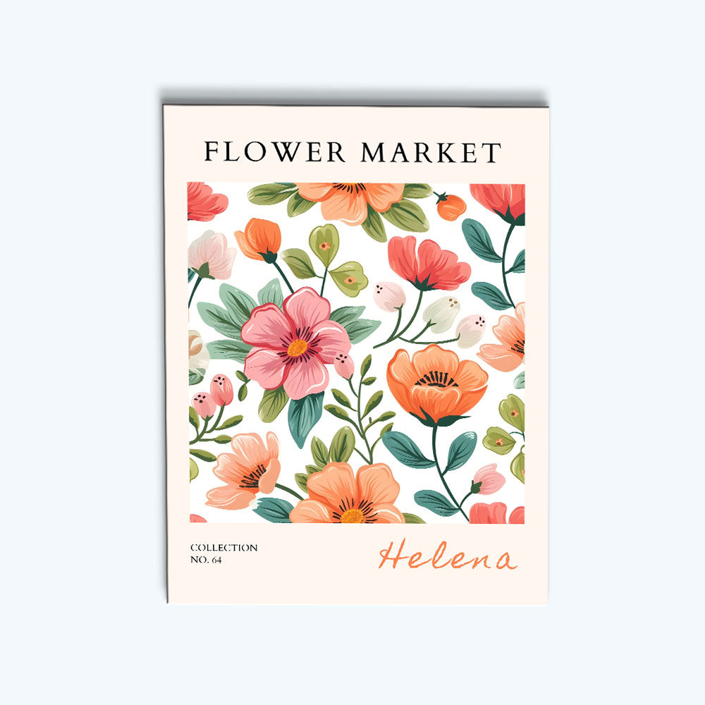 Helena Flower Market | Paint by Numbers Kit