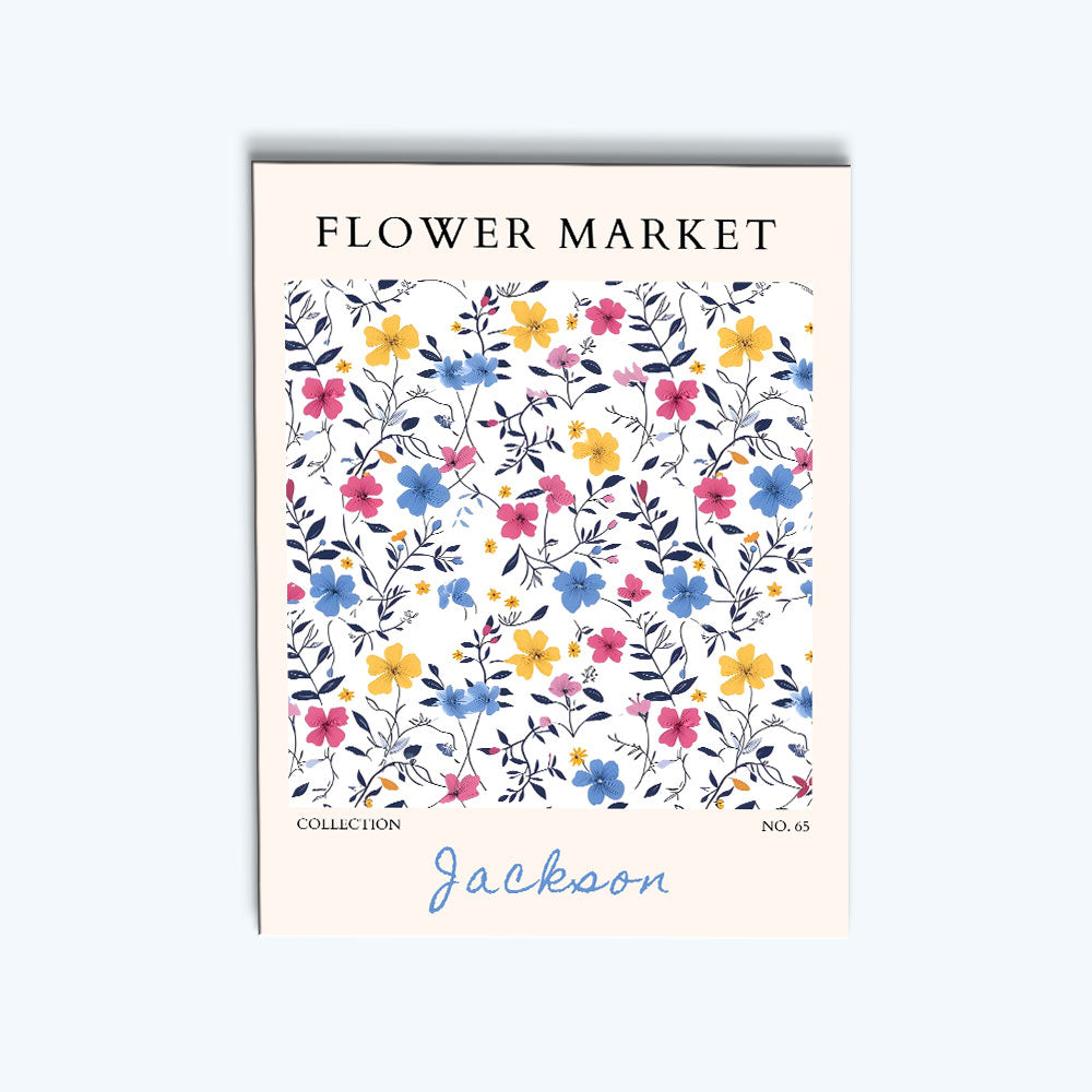 Jackson Flower Market | Paint by Numbers Kit