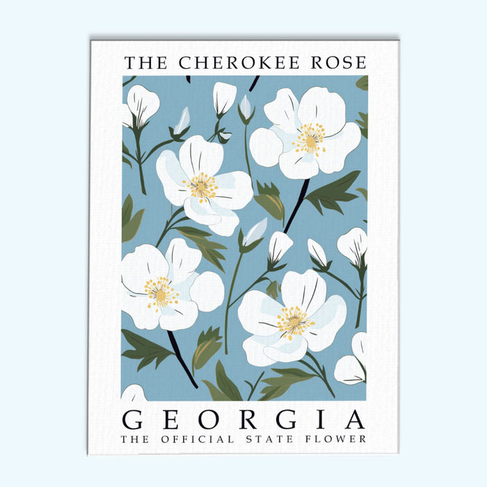Georgia State Flower - Cherokee Rose