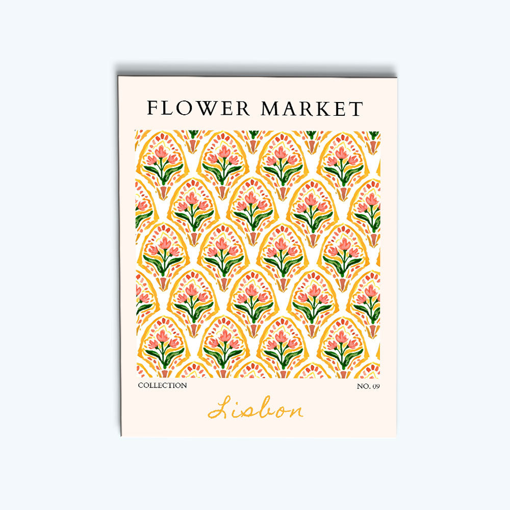 Lisbon Flower Market | Paint by Numbers Kit