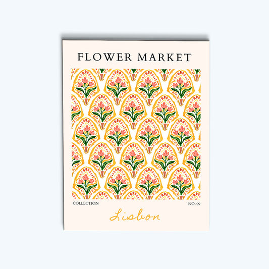 Lisbon Flower Market | Paint by Numbers Kit