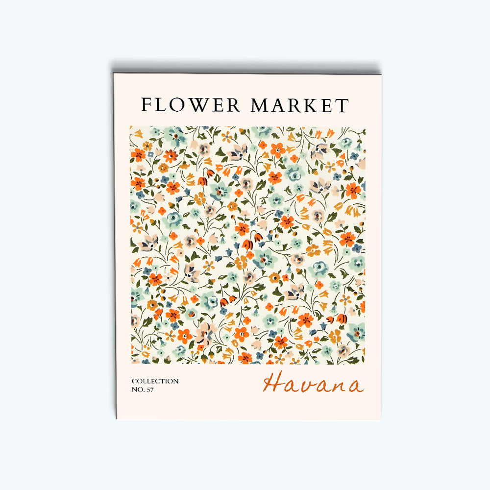 Havana Flower Market | Paint by Numbers Kit