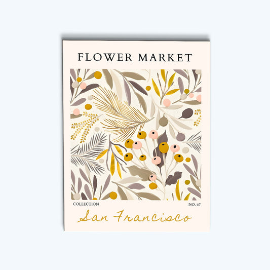 San Francisco Flower Market | Paint by Numbers Kit