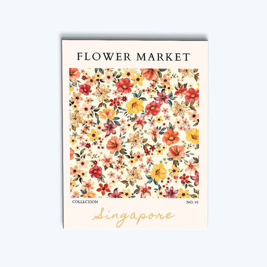 Singapore Flower Market | Paint by Numbers Kit