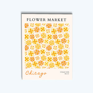 Chicago Blumenmarkt | Malen nach Zahlen Set