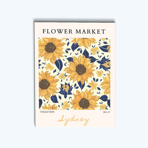 Blumenmarkt in Sydney | Malen nach Zahlen-Set