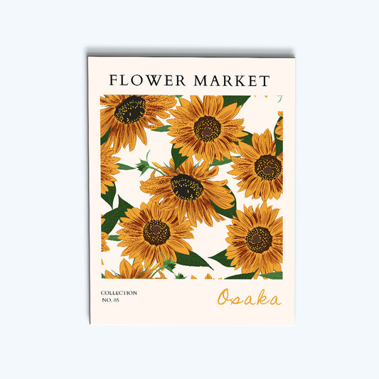 Osaka Flower Market | Paint by Numbers Kit