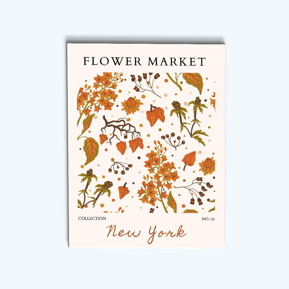 New York Flower Market | Paint by Numbers Kit