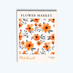 Blumenmarkt Madrid | Malen nach Zahlen Set