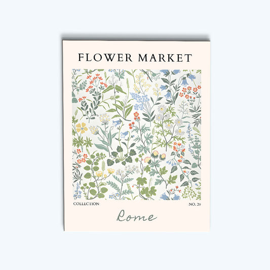 Rome Flower Market | Paint by Numbers Kit