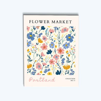 Portland Flower Market | Paint by Numbers Kit