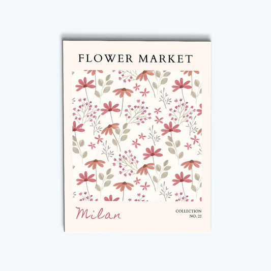 Milan Flower Market | Paint by Numbers Kit