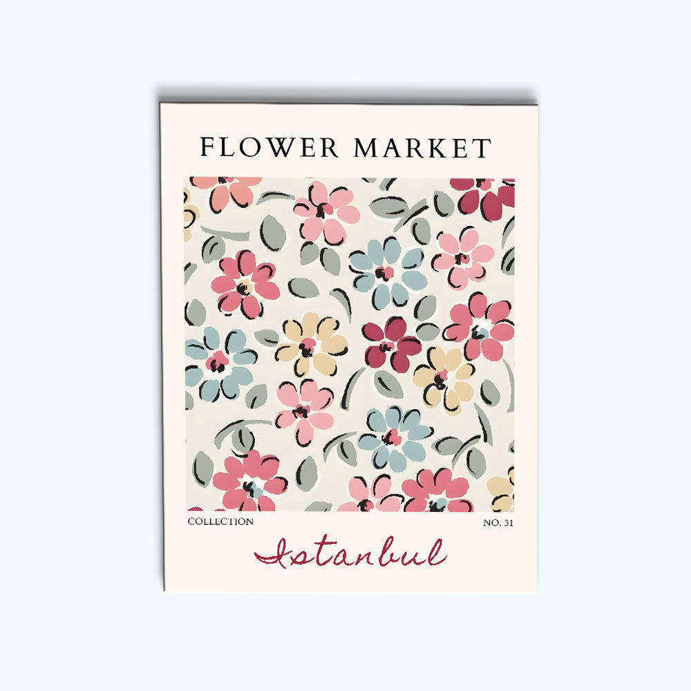 Istanbul Flower Market | Paint by Numbers Kit