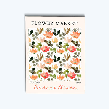 Buenos Aires Flower Market | Paint by Numbers Kit