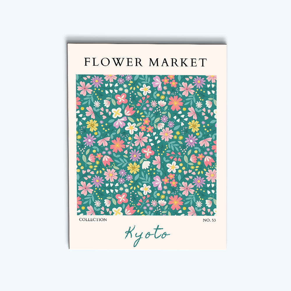 Kyoto Flower Market | Paint by Numbers Kit