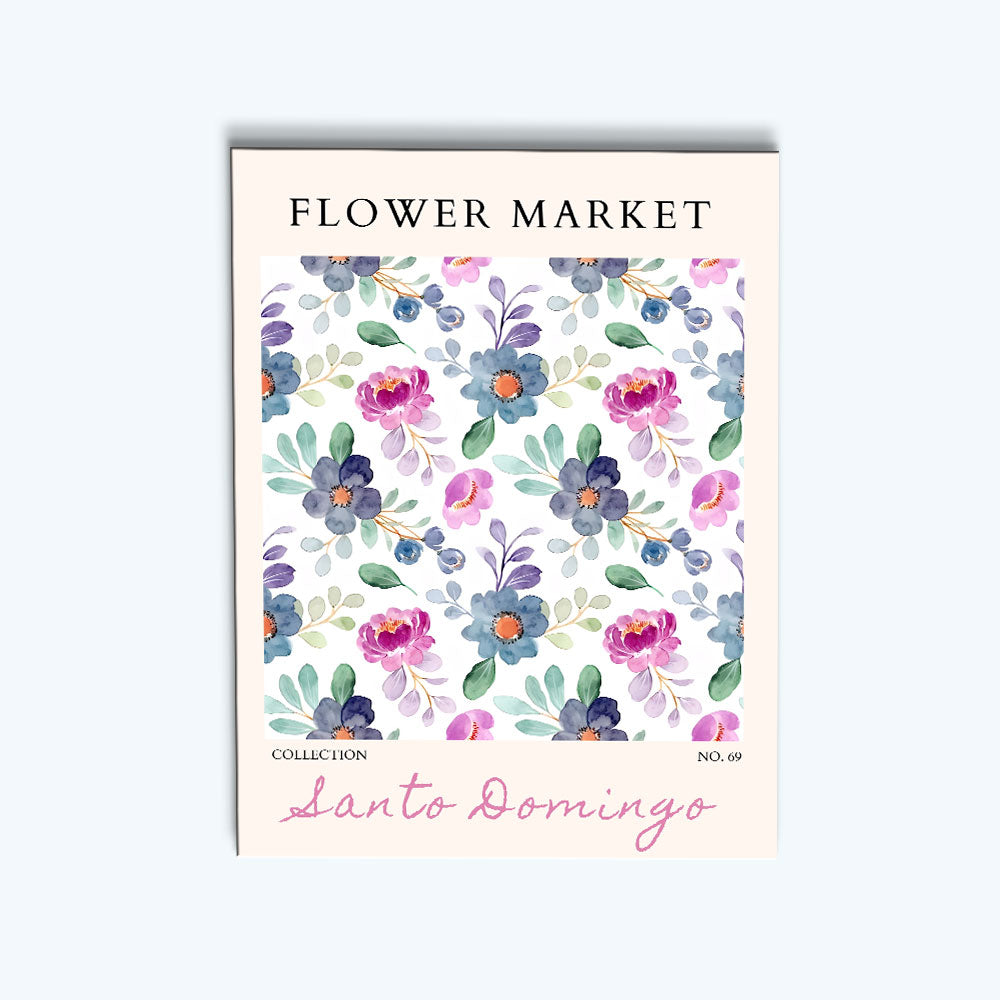 Santo Domingo Flower Market | Paint by Numbers Kit