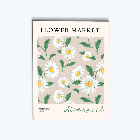 Liverpool Flower Market | Paint by Numbers Kit