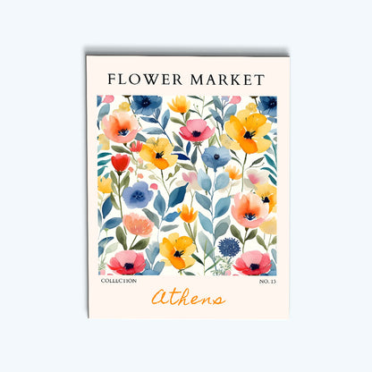 Athens Flower Market | Paint by Numbers Kit