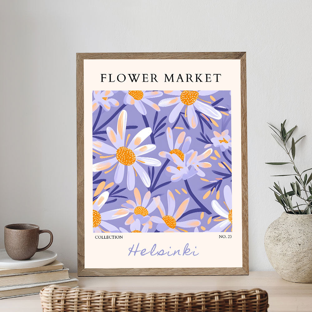 Helsinki Flower Market | Paint by Numbers Kit