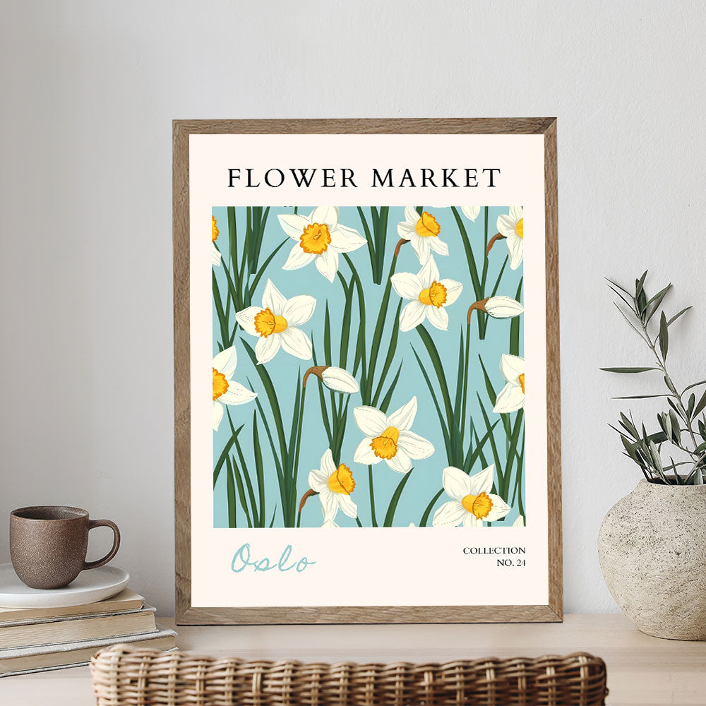 Oslo Flower Market | Paint by Numbers Kit