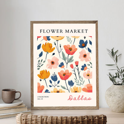 Dallas Flower Market | Paint by Numbers Kit