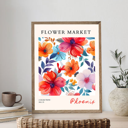 Phoenix Flower Market | Paint by Numbers Kit