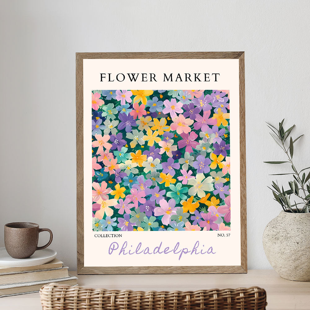 Philadelphia Flower Market | Paint by Numbers Kit