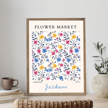 Jackson Flower Market | Paint by Numbers Kit