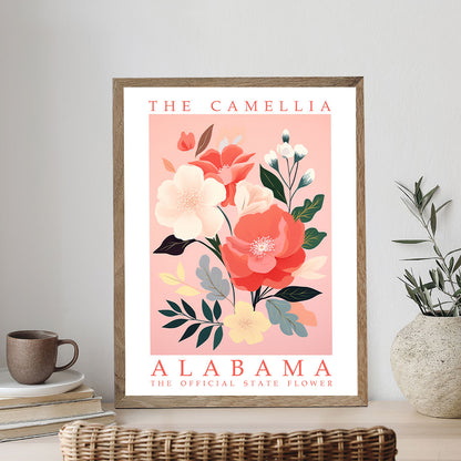 Alabama State Flower - Camellia | Paint by Numbers Kit