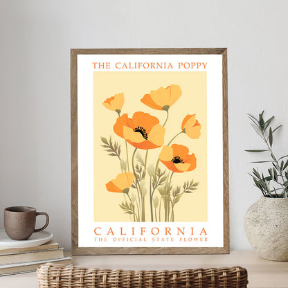 California State Flower - California Poppy | Paint by Numbers Kit