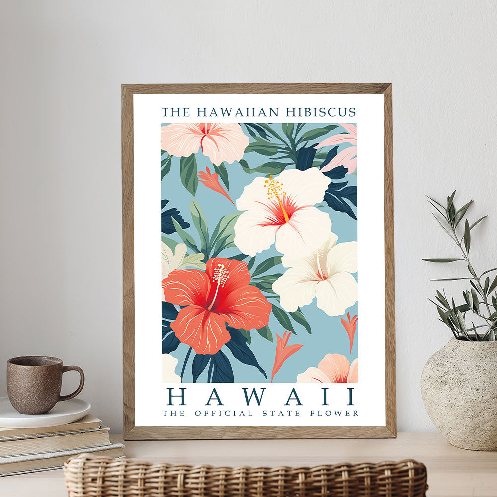 Hawaii State Flower - Hawaiian Hibiscus | Paint by Numbers Kit