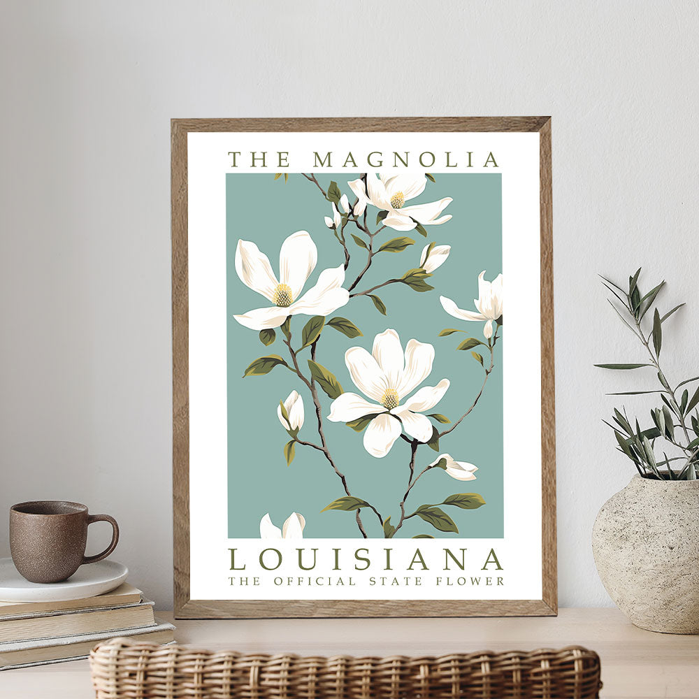 Louisiana State Flower - Magnolia | Paint by Numbers Kit