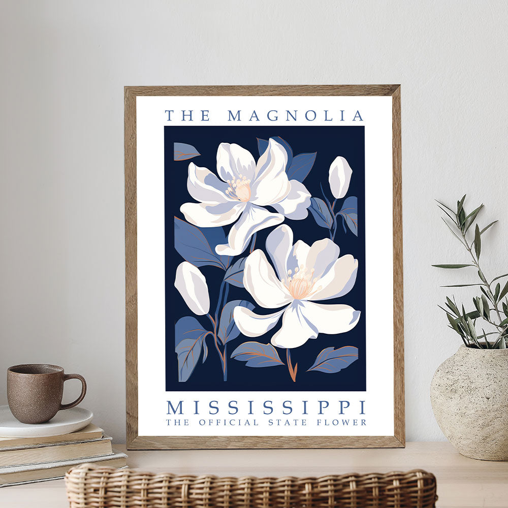 Mississippi State Flower - Magnolia | Paint by Numbers Kit