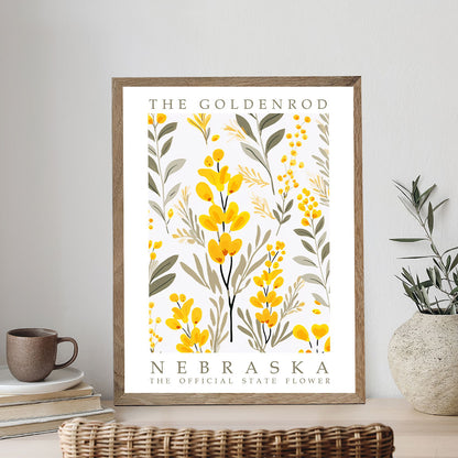 Nebraska State Flower - Goldenrod | Paint by Numbers Kit