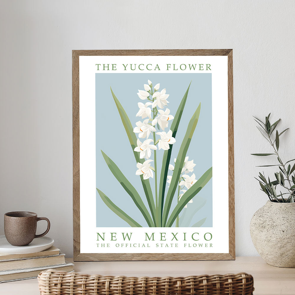 New Mexico State Flower - Yucca Flower | Paint by Numbers Kit