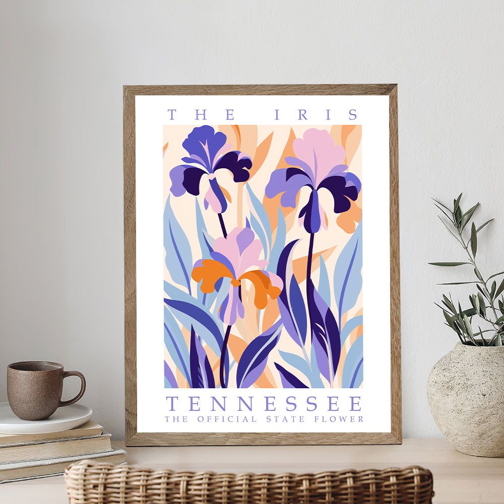 Tennessee State Flower - Iris | Paint by Numbers Kit