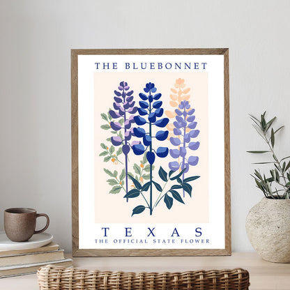 Texas State Flower - Bluebonnet | Paint by Numbers Kit