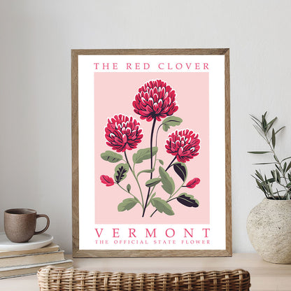 Vermont State Flower - Red Clover | Paint by Numbers Kit