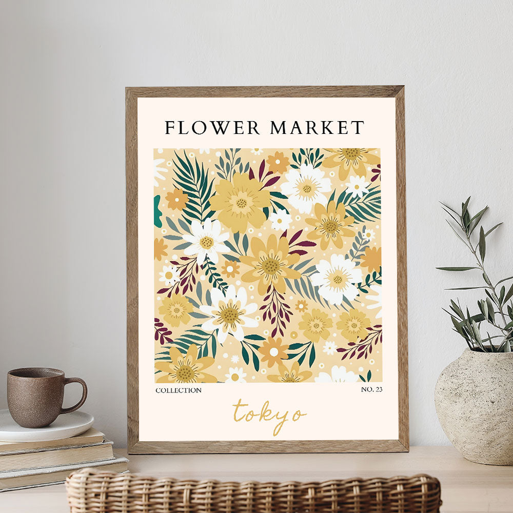 Tokyo Flower Market | Paint by Numbers Kit