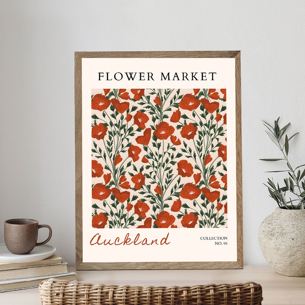 Auckland Flower Market | Paint by Numbers Kit