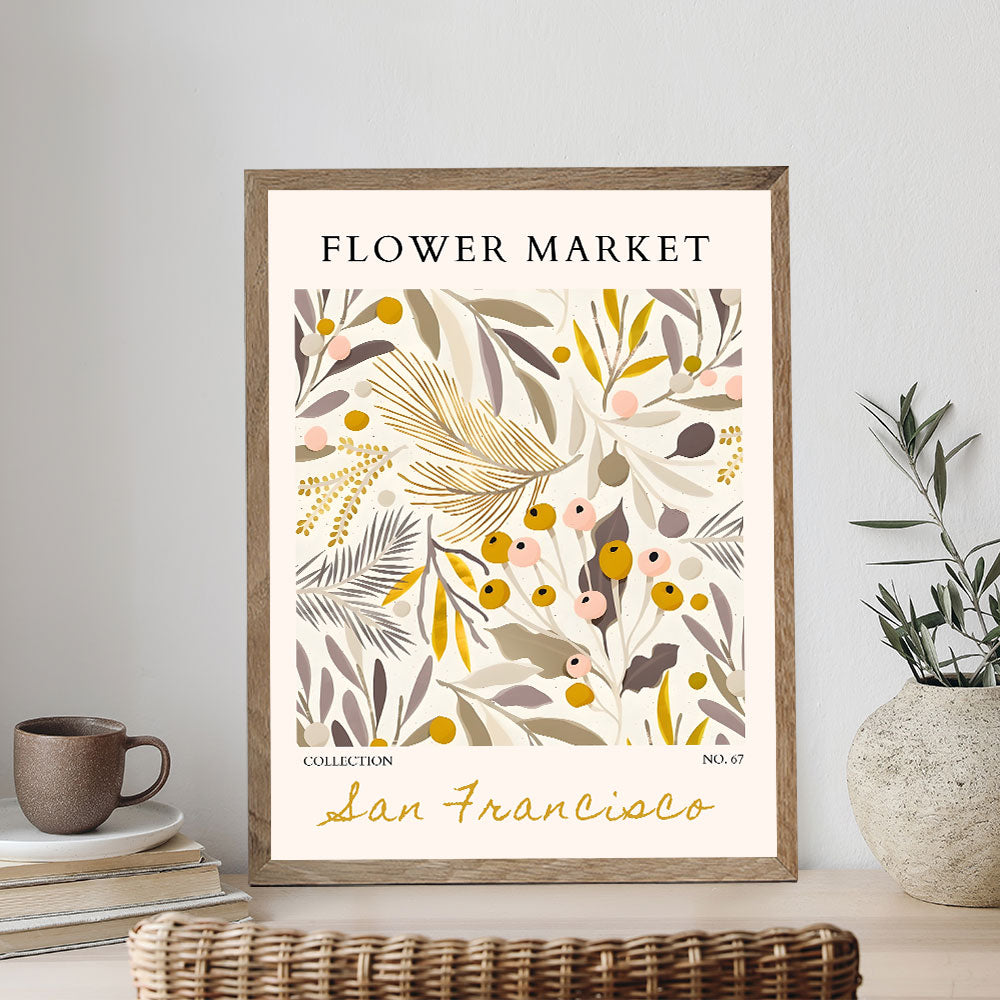 San Francisco Flower Market | Paint by Numbers Kit