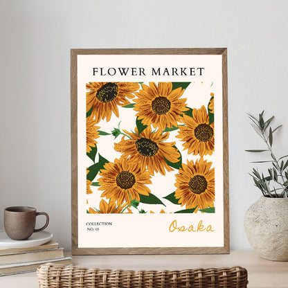 Osaka Flower Market | Paint by Numbers Kit