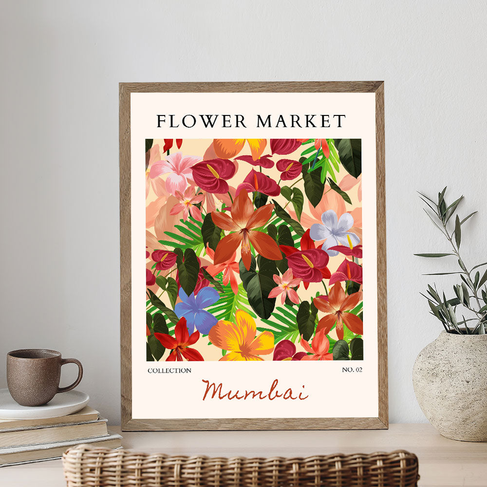 Mumbai Flower Market | Paint by Numbers Kit