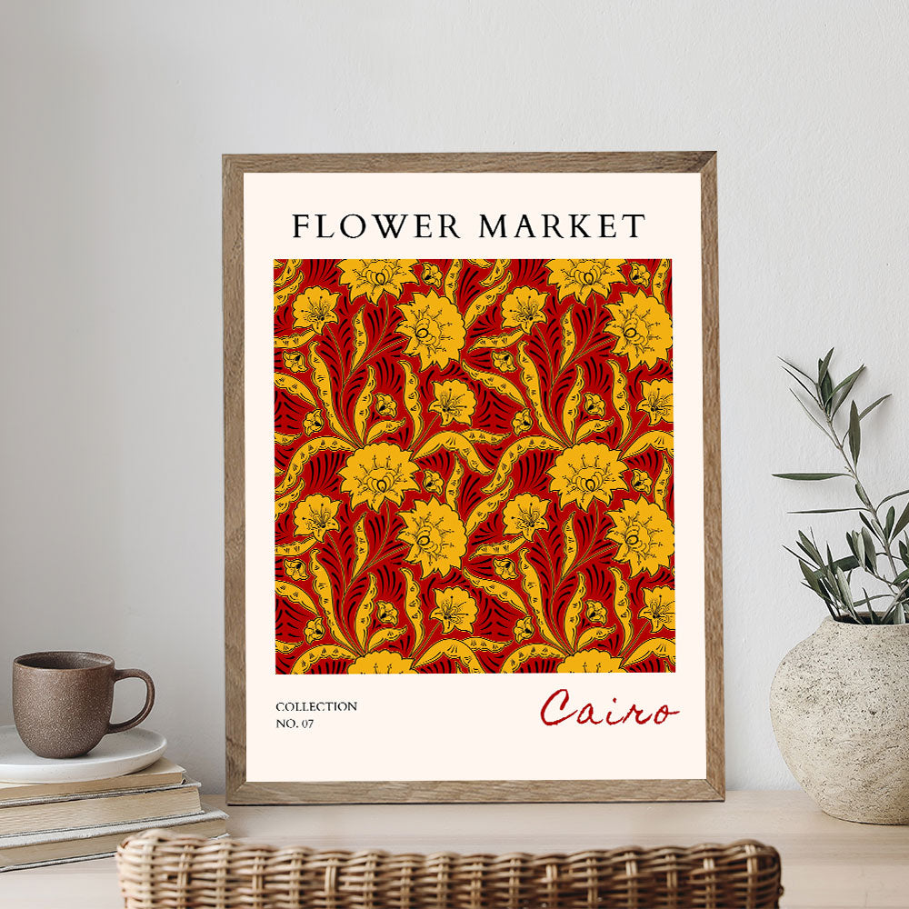 Cairo Flower Market | Paint by Numbers Kit