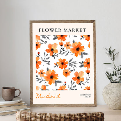 Madrid Flower Market | Paint by Numbers Kit