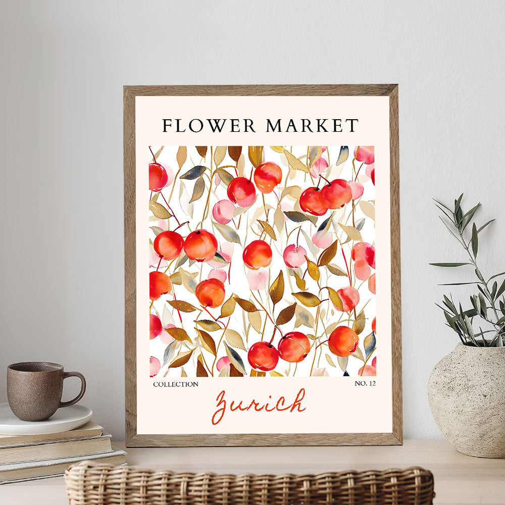 Zurich Flower Market | Paint by Numbers Kit