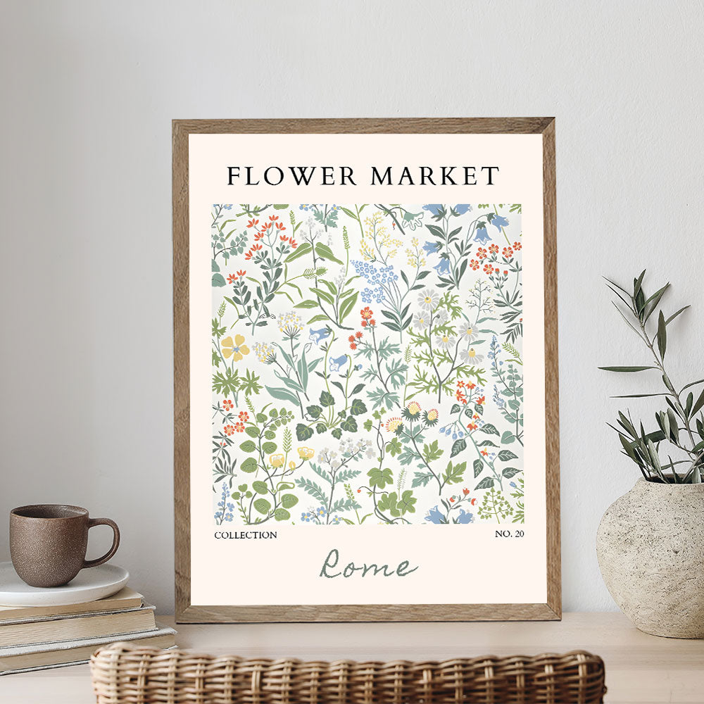 Rome Flower Market | Paint by Numbers Kit