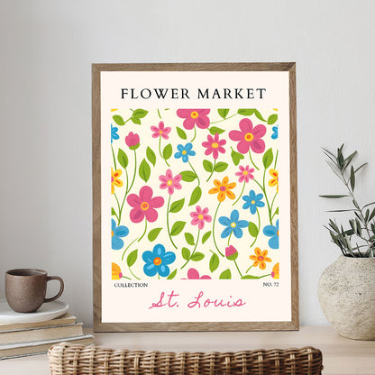 St. Louis Flower Market | Paint by Numbers Kit