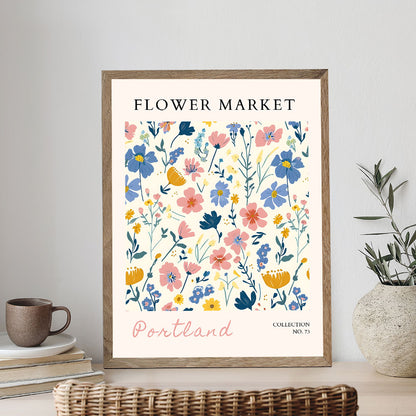 Portland Flower Market | Paint by Numbers Kit