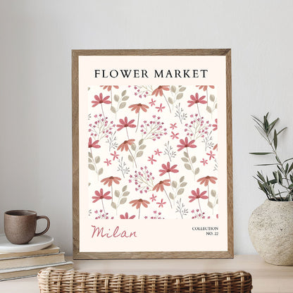 Milan Flower Market | Paint by Numbers Kit